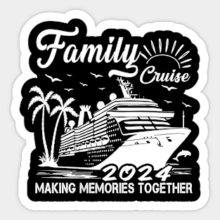 Cruise Squad 2024 Summer Vacation Matching Family Group Classic Sticker